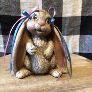 Bunny & Bows figurine BUY 2 OR MORE ITEMS $10/OR LESS GET 3rd LESSER ITEM FREE!